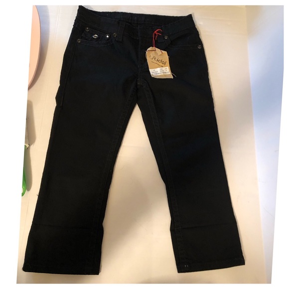L.A. idol Pants - L.A. Idol NWTS SIZE 9 Black Denim Bronze Colored